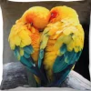 Bestlivings Kissenhülle Fotodruck 40 x 40 cm Sittiche Ohne Füllung