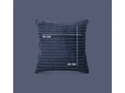 Bestlivings Kissenhülle Kordoptik 40 x 40 cm Mitternachtsblau* Kissenbezüge