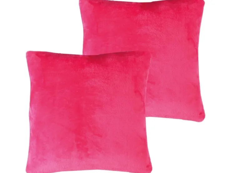 Bestlivings Kissenhülle Kuschel Kissenbezug mit Reißverschluss 60 x 60 cm 2er Pack