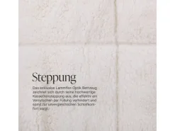 Bestlivings Kissenhülle Lammflor 80 x 80 cm Creme Inklusive Kissen* Kissenbezüge