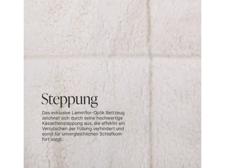 Bestlivings Kissenhülle Lammflor 80 x 80 cm Creme Inklusive Kissen* Kissenbezüge