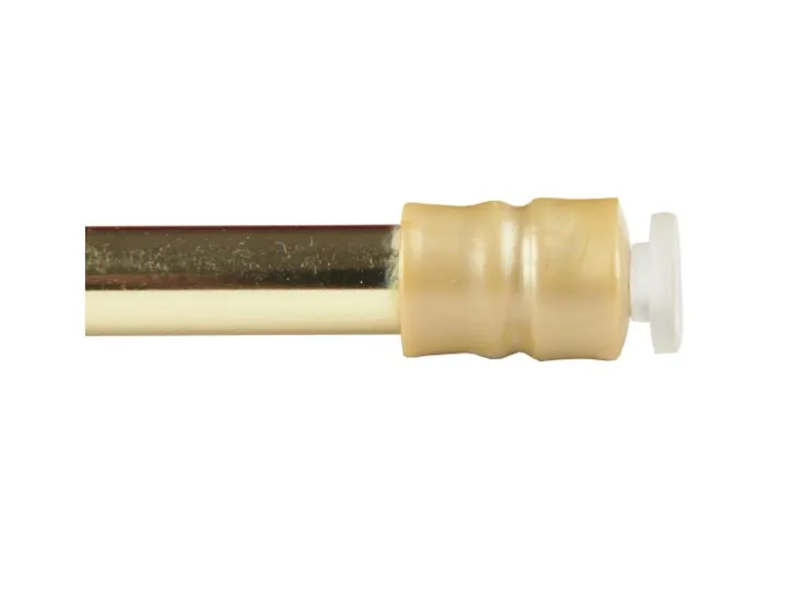 Bestlivings Klemmstange mit Schraubtechnik Glänzend Gold 80 bis 120 cm* Seilspanngarnituren|Vorhänge
