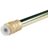 Bestlivings Klemmstange mit Schraubtechnik Glänzend Gold 40 bis 60 cm
