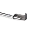 Bestlivings Klemmstange Spannvitrage Twist 40 bis 60 cm Silber* Gardinenstangen