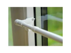 Bestlivings Klemmstangen Ausziehbar Weiß 40 bis 60 cm