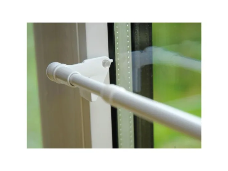 Bestlivings Klemmstangen Ausziehbar Weiß 40 bis 60 cm