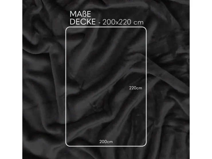 Bestlivings Kuscheldecke Cashmere Touch 200 x 220 cm* Decken|Überwürfe
