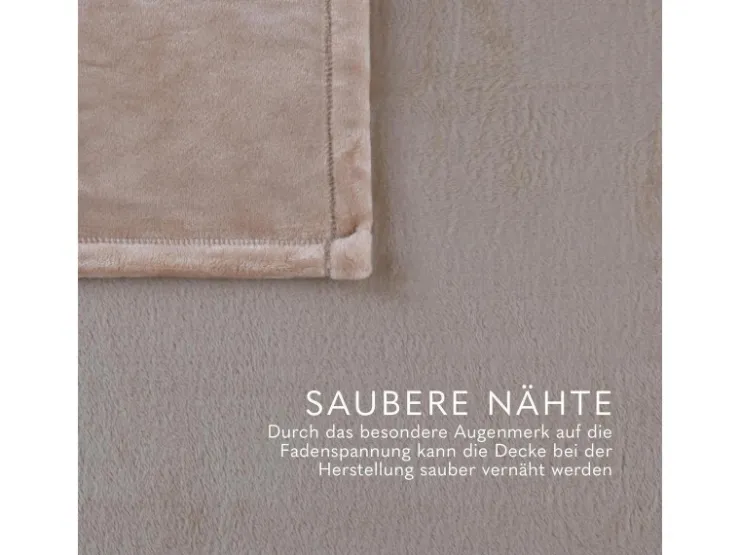 Bestlivings Kuscheldecke Cashmere Touch 200 x 220 cm* Überwürfe|Decken
