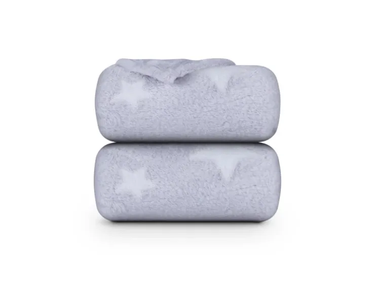 Bestlivings Kuscheldecke Cashmere Touch Glow In The Dark 150 x 200 cm Sterne