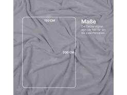 Bestlivings Kuscheldecke Cashmere Touch Glow In The Dark 150 x 200 cm Sterne