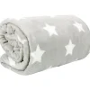 Bestlivings Kuscheldecke Mit Sternen 180 x 220 cm Hellgrau