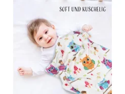 Bestlivings Kuscheldecke Cashmere Dots Kids Eule
