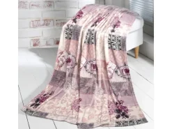 Bestlivings Kuscheldecke 150 x 200 cm Flanell Mandarino* Überwürfe|Decken