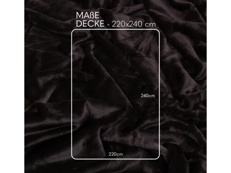 Bestlivings Kuscheldecke Mirabella Cashmere Touch 220 x 240 cm* Überwürfe|Decken