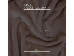 Bestlivings Kuscheldecke Mirabella Cashmere Touch 220 x 240 cm