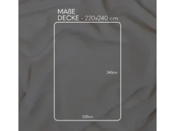 Bestlivings Kuscheldecke Mirabella Cashmere Touch 220 x 240 cm