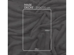 Bestlivings Kuscheldecke Cashmere Touch 200 x 220 cm
