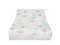 Bestlivings Kuscheldecke Cashmere Dots Kids Sonne Mond Sterne