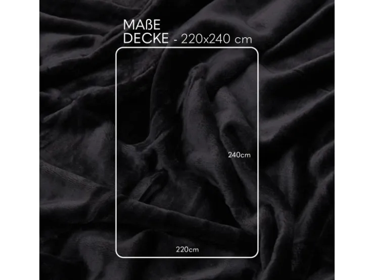 Bestlivings Kuscheldecke Mirabella Cashmere Touch 220 x 240 cm