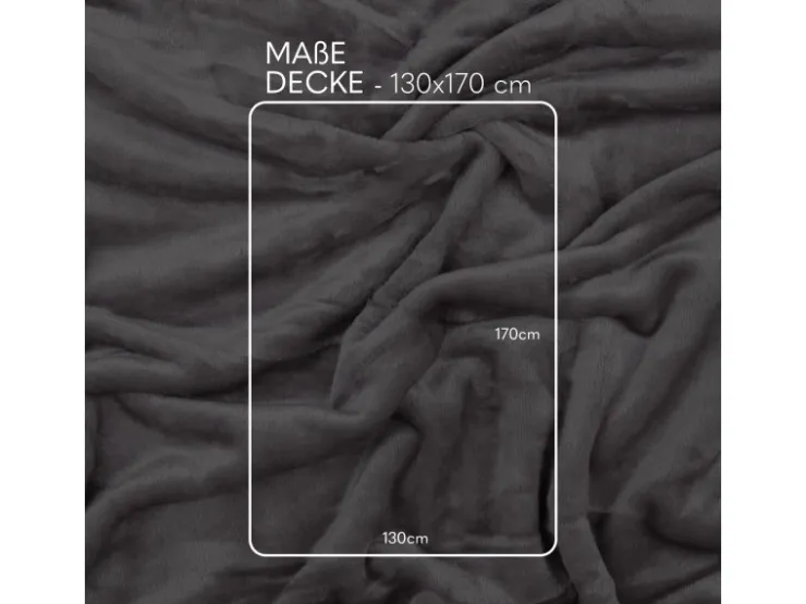 Bestlivings Kuscheldecke Mirabella Cashmere Touch 130 x 170 cm* Überwürfe