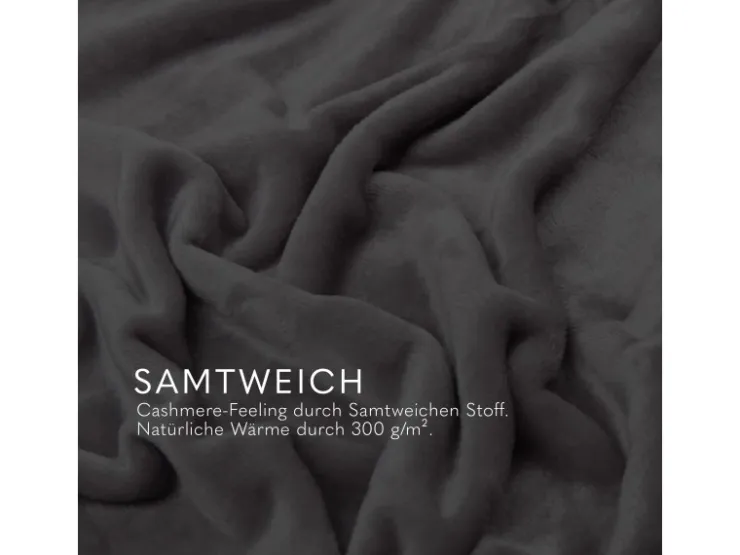 Bestlivings Kuscheldecke Mirabella Cashmere Touch 130 x 170 cm* Überwürfe
