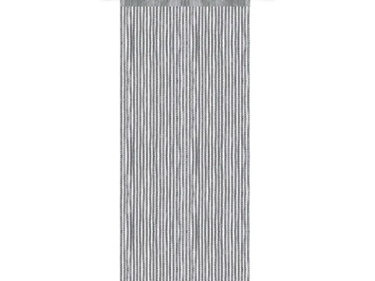 Bestlivings Metall Optik Fadenvorhang Trennvorhang Gardine Stangendurchzug ca. 90 cm x 200 cm