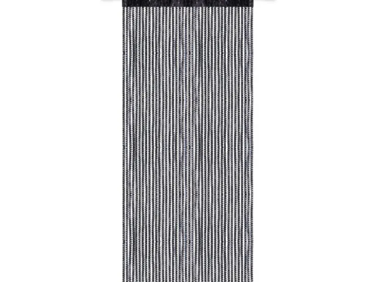 Bestlivings Metall Optik Fadenvorhang Trennvorhang Gardine Stangendurchzug ca. 90 cm x 250 cm