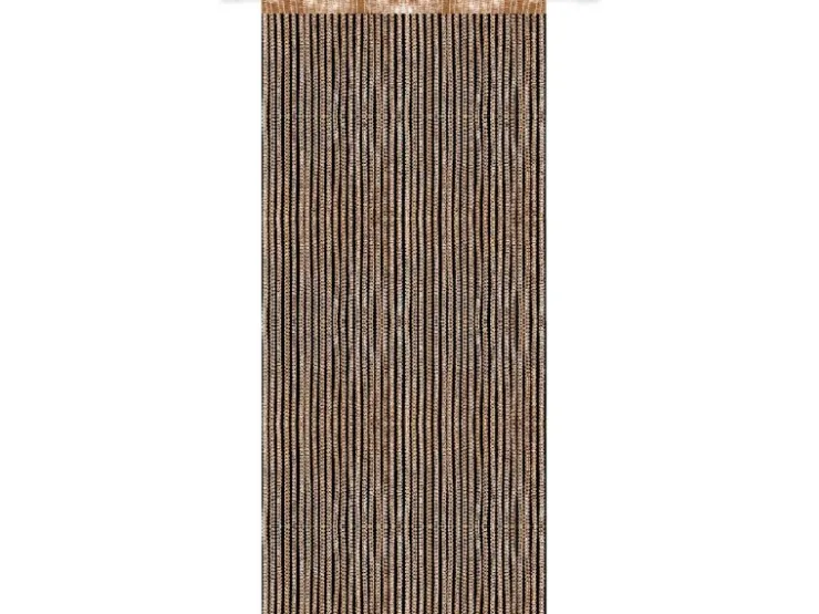 Bestlivings Metall Optik Fadenvorhang Trennvorhang Gardine Stangendurchzug ca. 90 cm x 200 cm Gold
