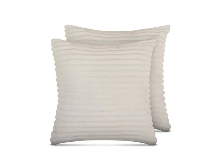 Bestlivings Sofakissen Cord Optik Creme 40 x 40 cm 2er Pack* Kissen