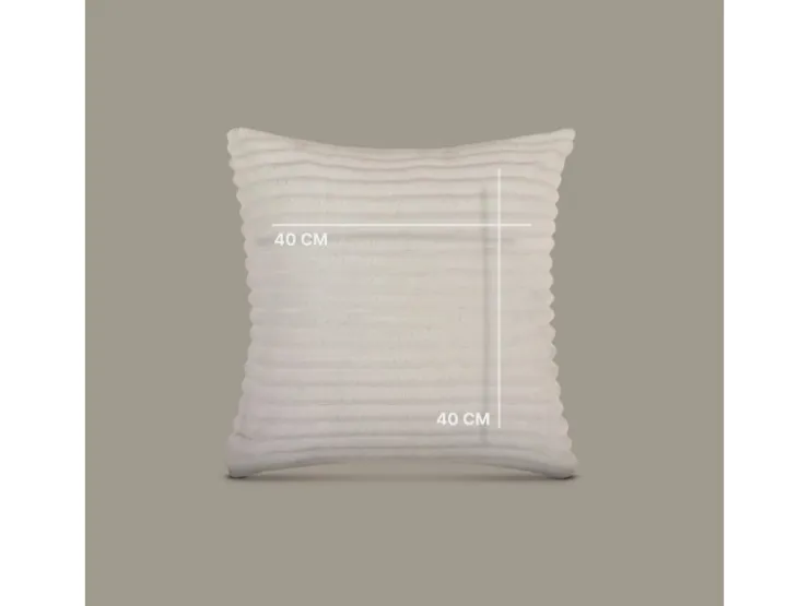 Bestlivings Sofakissen Cord Optik Creme 40 x 40 cm 2er Pack* Kissen
