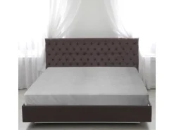 Bestlivings Spannbettlaken Cashmere Touch - 200 x 200 cm Silber
