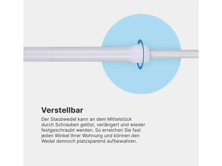 Bestlivings Staubwedel Teleskop Ausziehbar Bis 97cm 2er Pack* Bücherregale