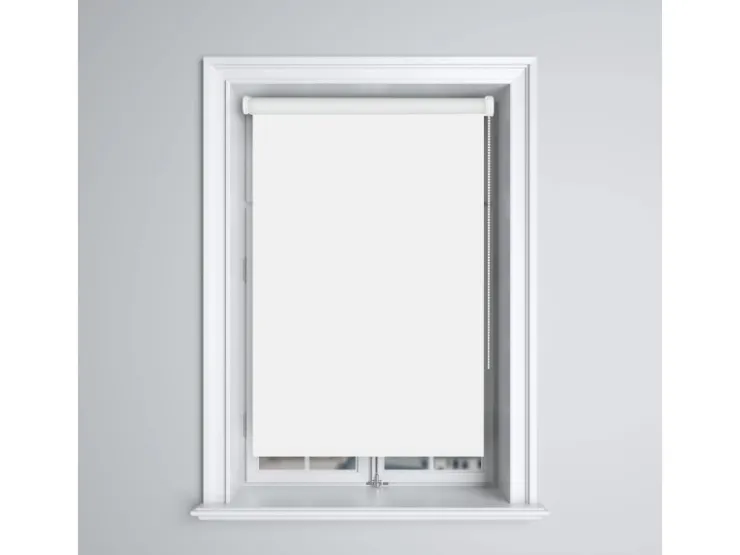 Bestlivings Thermorollo Verdunkelungsrollo mit Klemmträger 80 x 150 cm Weiß