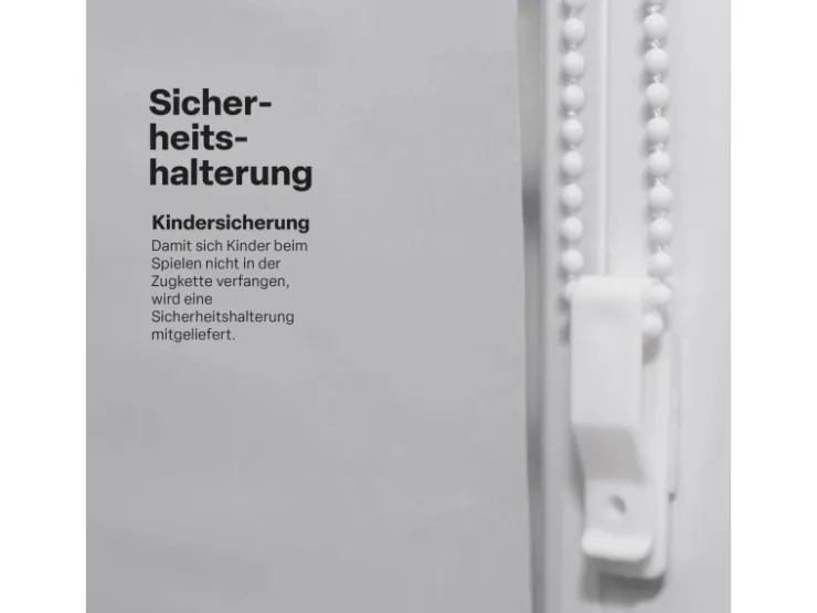 Bestlivings Thermorollo Verdunkelungsrollo mit Klemmträger 80 x 150 cm Weiß
