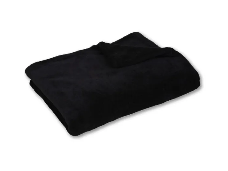 Bestlivings Tierdecke Katzendecke Mikrofaser 80 x 120 cm Schwarz