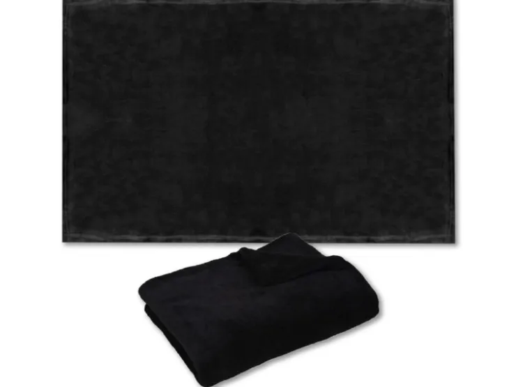 Bestlivings Tierdecke Katzendecke Mikrofaser 80 x 120 cm Schwarz