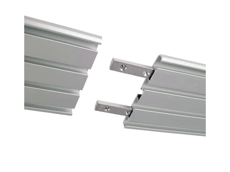 Bestlivings Verbinder für Aluminium Vorhangschiene Silber 1 bis 2 Lauf
