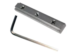 Bestlivings Vorhangschiene 480 cm Aluminium Weiß 2 Lauf / 4 x 120 cm
