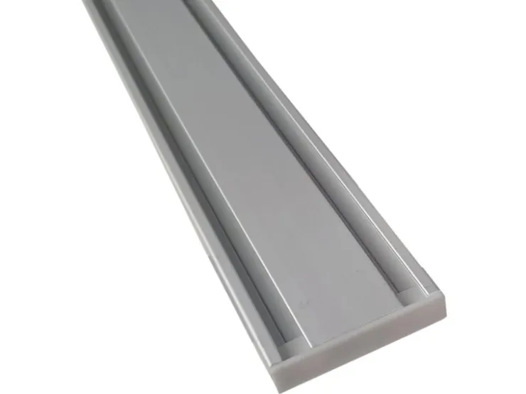 Bestlivings Vorhangschiene Aluminium Silber 2 Lauf 90 cm* Gardinenschienen