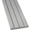 Bestlivings Vorhangschiene 450 cm Aluminium Silber 3 Lauf / 3 x 120 cm & 90 cm