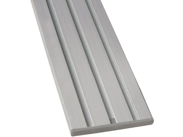 Bestlivings Vorhangschiene 450 cm Aluminium Silber 3 Lauf / 3 x 120 cm & 90 cm