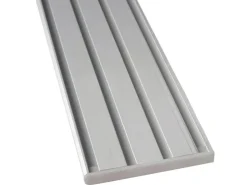 Bestlivings Vorhangschiene Aluminium Silber 4 Lauf 90 cm* Gardinenschienen