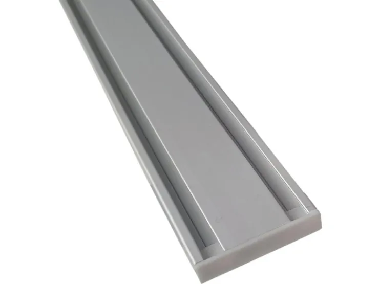 Bestlivings Vorhangschiene 300 cm Aluminium Silber 2 Lauf / 120 cm & 2 x 90 cm* Gardinenschienen