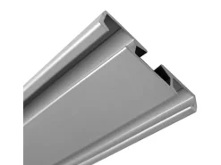 Bestlivings Vorhangschiene 300 cm Aluminium Silber 2 Lauf / 120 cm & 2 x 90 cm* Gardinenschienen
