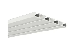 Bestlivings Vorhangschiene 360 cm Aluminium Weiß 3 Lauf / 3 x 120 cm* Gardinenschienen