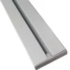 Bestlivings Vorhangschiene Aluminium Silber 1 Lauf 90 cm