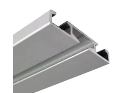 Bestlivings Vorhangschiene Aluminium Silber 1 Lauf 90 cm