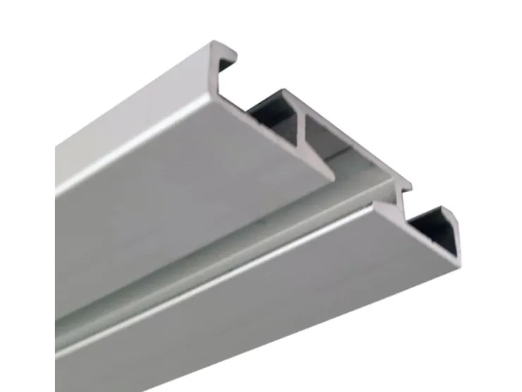 Bestlivings Vorhangschiene Aluminium Silber 1 Lauf 90 cm