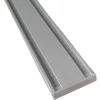 Bestlivings Vorhangschiene 210 cm Aluminium Silber 2 Lauf / 90 cm & 120 cm