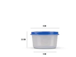 Bestlivings Vorratsdosen Kunststoff 50ml Mit Farbigen Deckel 6 x 35 cm 24er Pack* Bastelkleber